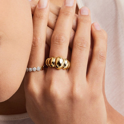 Sculpt Dome Ring