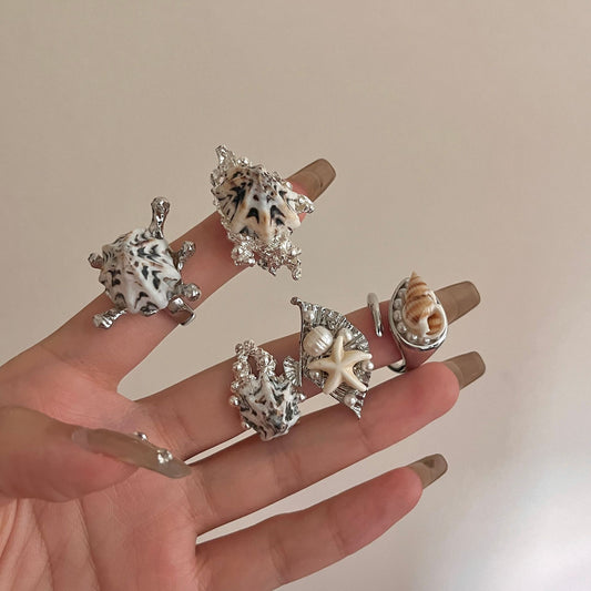 Chrome Shell Ring