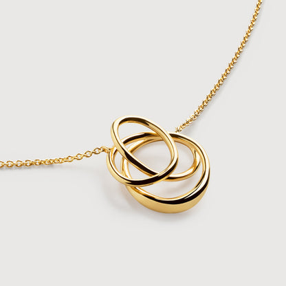 Orbit Knot Pendant Necklace