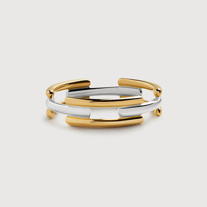 Dual Tone Sculptural Ring