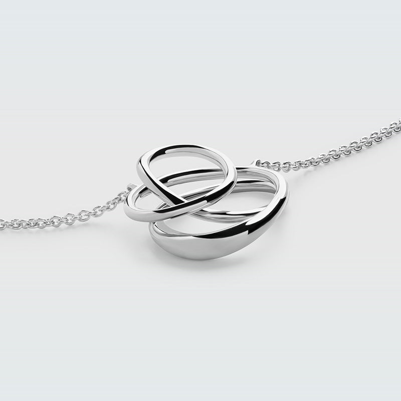 Orbit Knot Pendant Necklace