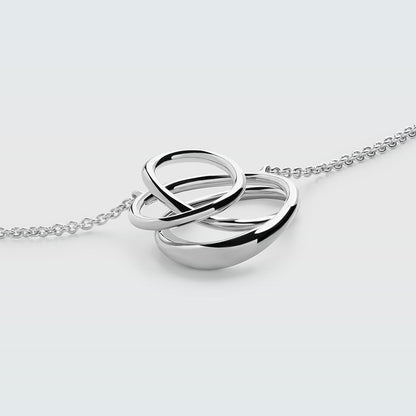 Orbit Knot Pendant Necklace